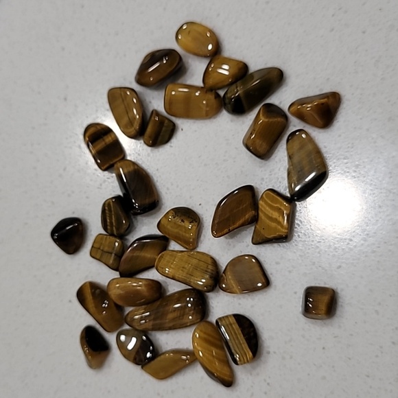 Tiger Eye Stones Jewelry Making Cut Polished - Picture 3 of 3